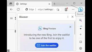 Remove Bing Chat Icon from Microsoft Edge Toolbar