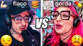 mujer gorda vs hombre flaco - el debate