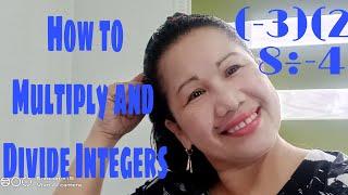 How to multiply and divide an integers/by Teacher Espie