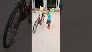 Chhota babu ️ cycle ko to girne nahi dunga #shorts#viralvideo#viralshorts#trendingvideo#video