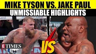 Mike Tyson vs. Jake Paul: The Ultimate Showdown; Jaw-Dropping Moments From Boxing's Biggest Night