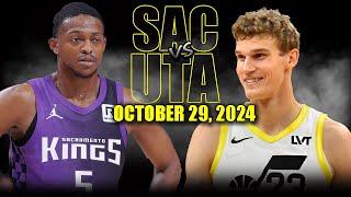 Sacramento Kings vs Utah Jazz Full Game Highlights - October 29, 2024 | 2024-25 NBA Season