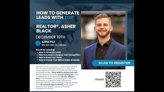 National Lunch & Learn with Top Producer Realtor, Asher Black