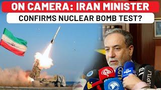 On Cam: Iran Minister's First Statement Amid Nuclear Bomb Test Reports, Says This To Israel…