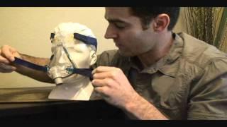 Quattro ResMed Full Face CPAP Mask Fitting and Assembly Video