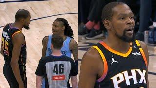 Kevin Durant exchange with Ja Morant then tells Griz fan "sit your drunk a*s down" 