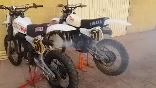 Twin Yamaha YZ 250 H 1981 sound