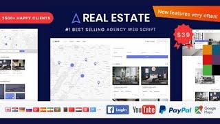 Real Estate Agency Portal PHP Script || Make Real Estate Website || how to create property website