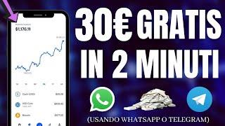 Guadagna 30€ In 2 Minuti Usando WhatsApp/Telegram - Guadagnare Online Hidollars Tutorial 2021