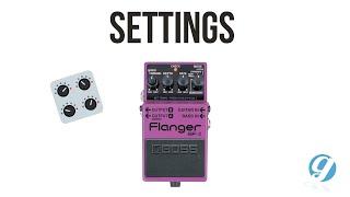 Boss BF 3 Flanger Settings Demo with an Electric Guitar #bosspedals #guitarpedals