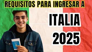 REQUISITOS para Viajar a ITALIA 2024