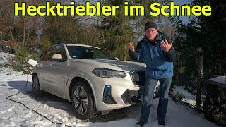 Wie schlägt sich der iX3 mit Heckantrieb im Schnee ?