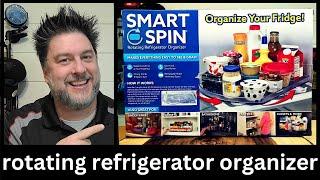 Smart Spin Rotating Refrigerator Organizer