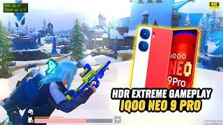 IQOO NEO 9 PRO HDR EXTREME GAMEPLAY  WITH FPS METER ON FUNTOUCH OS 15 UPDATE | PUBG MOBILE BGMI