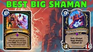 Cliff Diving ► Best Big Shaman Deck to Climb Legend ► Hearthstone Standard 30.2.2