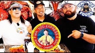 Trying Gourmet Chinese Food - Mr You Express Montclair California Knomoe Foods Ft  George Wang Jr