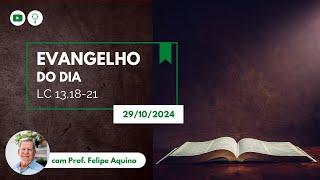 Evangelho do dia (Lc 13,18-21) | 29/10/24 - A semente de mostarda e o fermento na massa