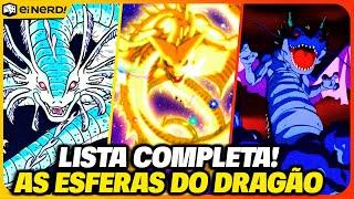 TODAS AS ESFERAS DO DRAGÃO EM DRAGON BALL! [LISTA COMPLETA]