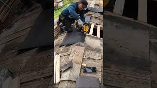 Roofing repair #satisfying  #quality #roofing #homeimprovement #construction #homerepair #roofer