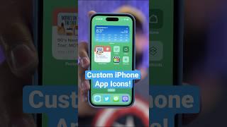 Customize Your iPhone App Icons! #iphone #apple