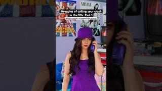 Struggles of calling your crush in the #90s - Part 1 (When parents answered the phone) #nostalgia