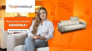 Ciekawa sofa Cosy - wybierz stopień twardości #meble