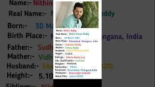 Nithin Biography||#shortsvideo #youtubeshorts #nithin