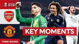 Arsenal v Manchester United | Key Moments | Third Round | Emirates FA Cup 2024-24