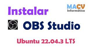 Instalar OBS Studio en Ubuntu