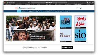 SIO of India (Website Promo Video)