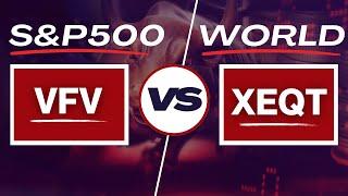 VFV vs XEQT Popular ETF Debate | Why VFV will ALWAYS WIN! (VOO vs VT)