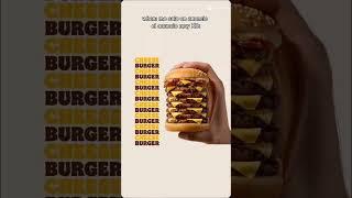 que todos los comentarios sean burger cheese