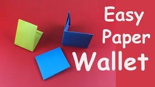 How to Make a Paper Wallet | Easy Origami Wallet Tutorial