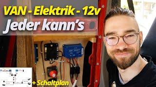 Camper-Elektrik: Einfach, übersichtlich mit Schaltplan 12v Aufbau - Wohnmobil Ausbau