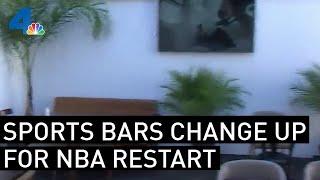 Sports Bars Make Changes to Serve NBA Fans | NBCLA