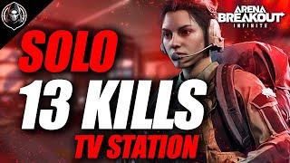 SOLO 13 KILLS on TV Station | Arena Breakout: Infinite