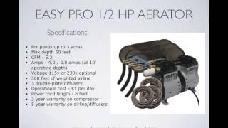 Easy Pro 1/2 HP Pond Aerator