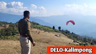 আমাদের jurisdiction এ Delo- Tourist Spot of Kalimpong. Paragliding from thousands of feets.