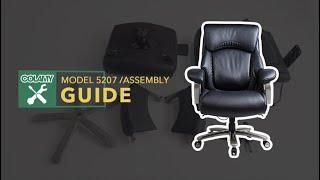 COLAMY Office Chair 5207 Assembly Guide 2023