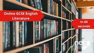 Online GCSE English Literature explained in 60 seconds