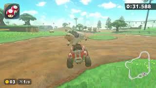 Moo Moo Meadows - 1:58.544 - Kins0 (Mario Kart World world record)