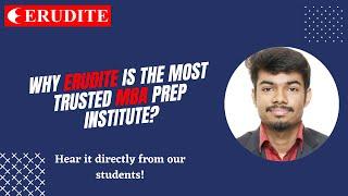 Erudite CAT Coaching Review | Erudite Student's Honest Feedback | Student Testimonial | SP Jain 2022