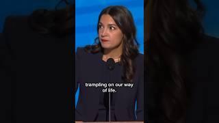 AOC hammers Trump on DNC stage