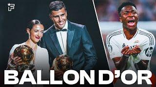 Ballon d'Or 2024 : l'Espagne à l'honneur, Rodri et Bonmati sacrés, Vini grand oublié !