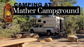 First Time Camping At The Grand Canyon - Living In A Pickup Truck Camper