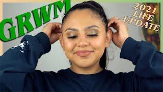 FULL BEAT FACE! Glam Look! | GRWM Life Update!