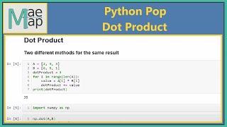 Python Pop: Dot Product