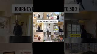 Journey from 1st video To 500th,Thank you to everyone who supports me throughout. #shorts #viral #yt