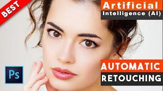 Automatic Magic Skin Retouching Best Photoshop Actions (Artificial Intelligence )