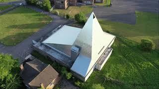 St. Michaels and All Angels, Woodchurch, Wirral. Drone flyaround